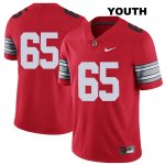 Youth NCAA Ohio State Buckeyes Phillip Thomas #65 College Stitched 2018 Spring Game No Name Authentic Nike Red Football Jersey TX20P63CB